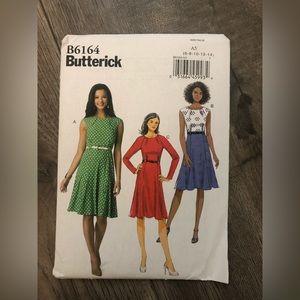Retro Dress Sewing Pattern - Size 6 - 8 - 10 - 12 - 14 - Easy DIY
